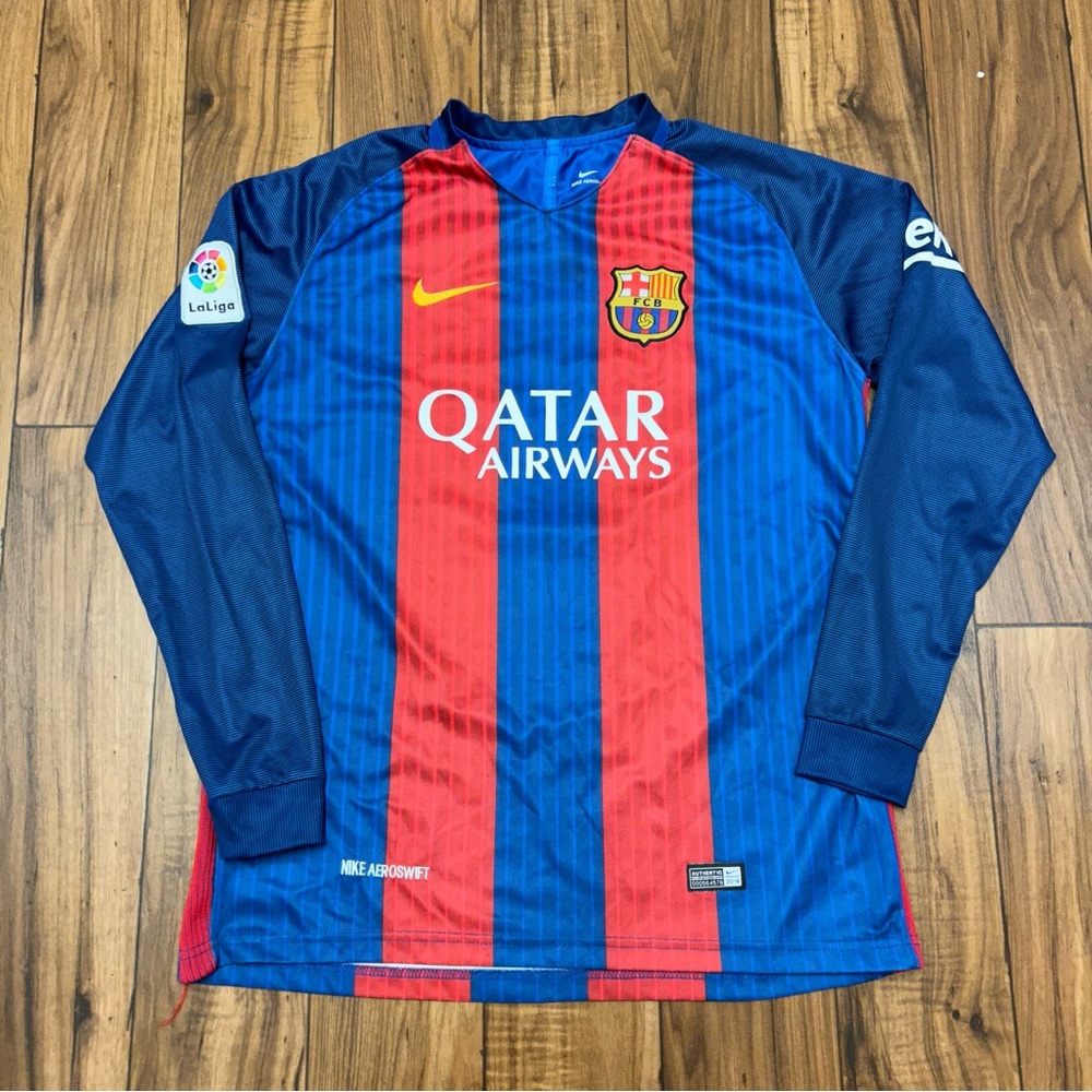 Nike Red and Blue Men's Jersey